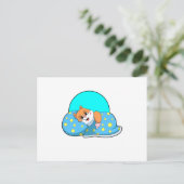 Hamster at Sleeping with Blanket.PNG Briefkaart (Staand voorkant)