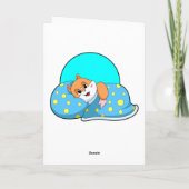 Hamster at Sleeping with Blanket.PNG Kaart (Achterkant)