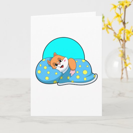 Hamster at Sleeping with Blanket.PNG Kaart (Gele Bloem)