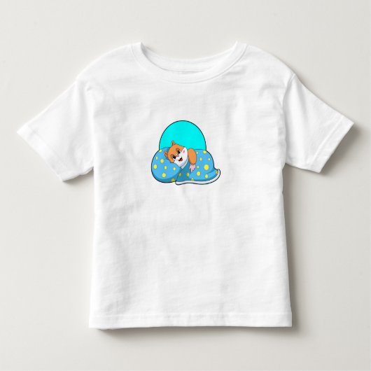 Hamster at Sleeping with Blanket.PNG Kinder Shirts (Voorkant)