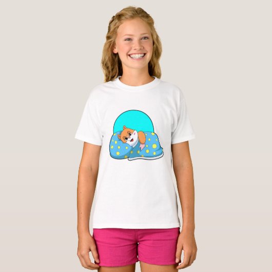 Hamster at Sleeping with Blanket.PNG T-shirt (Voorkant volledig)