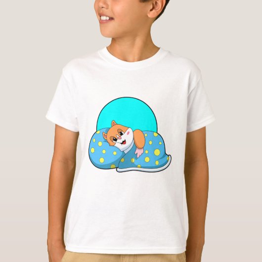 Hamster at Sleeping with Blanket.PNG T-shirt (Voorkant)