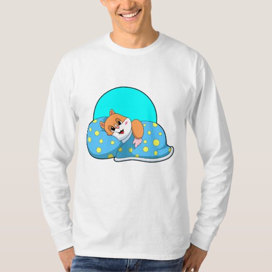 Hamster at Sleeping with Blanket.PNG T-shirt (Voorkant)
