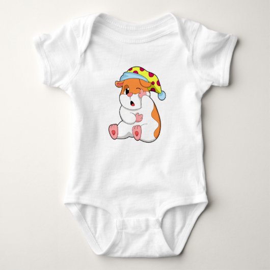 Hamster at Sleeping with Sleepyhead Romper (Voorkant)