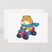 Hamster Auto Briefkaart (Voorkant / Achterkant)