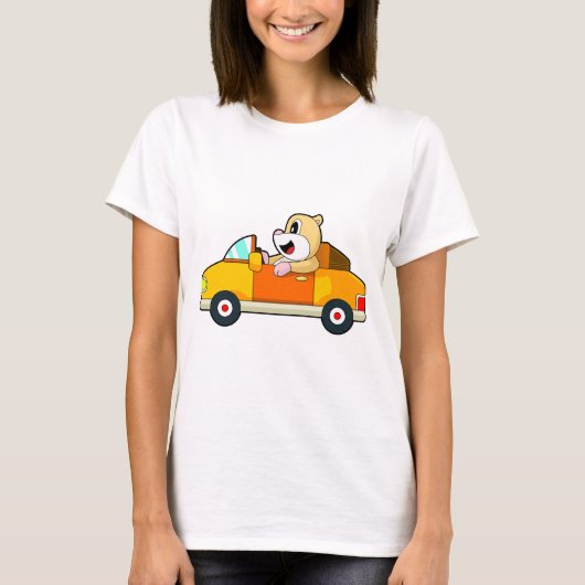 Hamster Auto T-shirt (Voorkant)