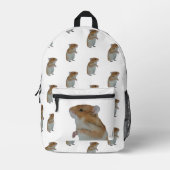 Hamster Backpack Bedrukte Rugzak (Voorkant)