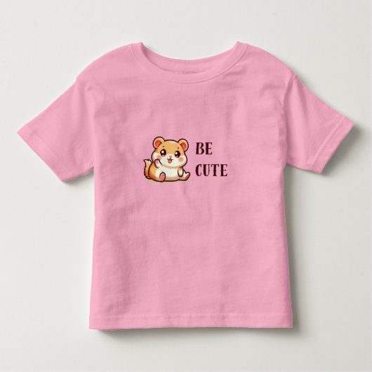Hamster - Be Cute Kinder Shirts (Voorkant)