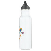 Hamster bij duiken met zwembril waterfles  (Rechts)