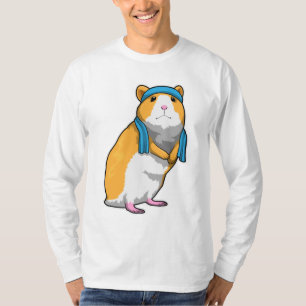 Hamster bij Fitness met handdoek T-shirt