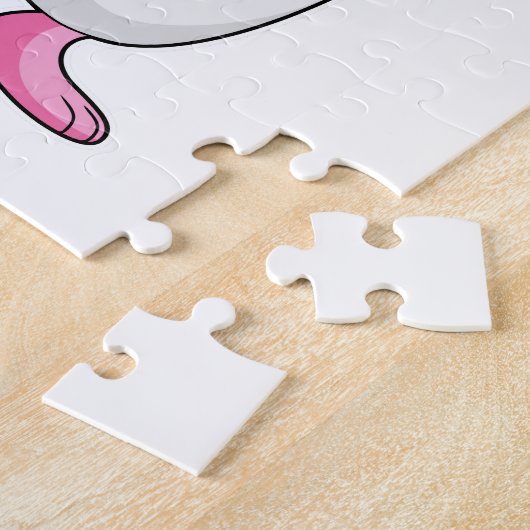 Hamster bij Muziek met Flute Legpuzzel (Zijkant)