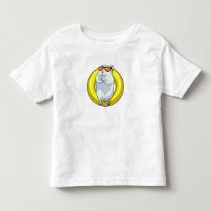 Hamster bij zwemmen met Swim ring Kinder Shirts