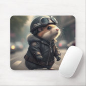 Hamster Biker Muismat (Met muis)
