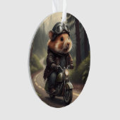 Hamster Biker Ornament (voorkant)