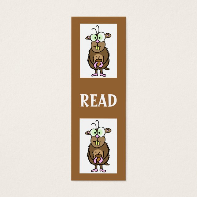 Hamster Bladwijzer Mini Visitekaartjes (Voorkant)