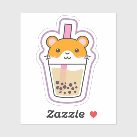 Hamster Boba drank Sticker (Vel)