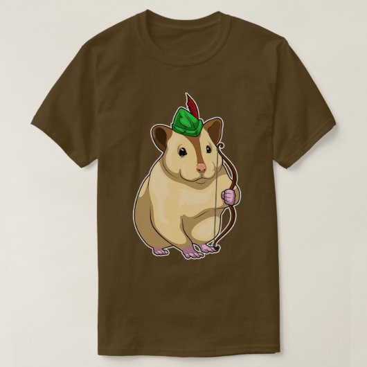 Hamster boog 1 t-shirt (Design voorkant)