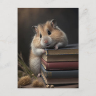 Hamster & Books Briefkaart