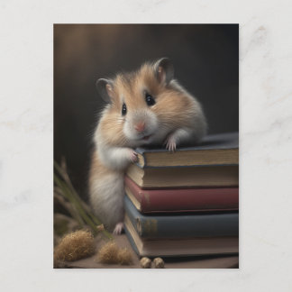 Hamster & Books Briefkaart