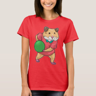 Hamster Bowling bal T-shirt