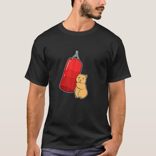 Hamster Boxer en Dierenvriend T-shirt (Voorkant)