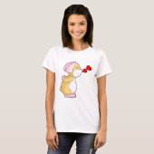 Hamster Bruid Veil Bruiloft T-shirt (Voorkant volledig)