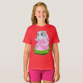 Hamster Bruids Sluier Trouwen T-shirt (Voorkant volledig)
