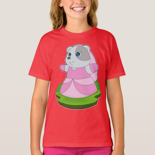 Hamster Bruids Sluier Trouwen T-shirt (Voorkant)