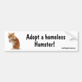 Hamster Bumpersticker (Voorkant)