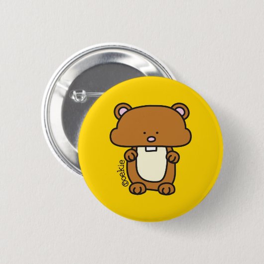 Hamster - Button (Voorkant /achterkant)