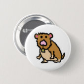 Hamster Button (Voorkant /achterkant)