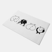 Hamster Butts Deurmat (Schuin)