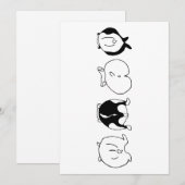 Hamster Butts Feestdagenkaart (Voorkant / Achterkant)