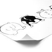 Hamster Butts Foto Afdruk (Hoek)