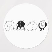 Hamster Butts Labels (Design 1)