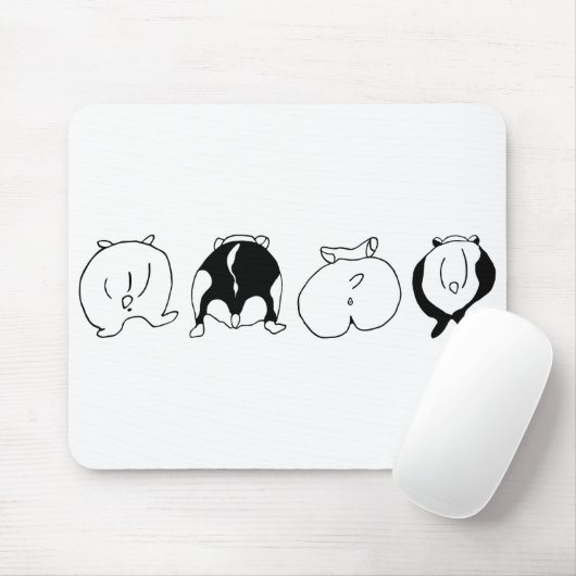 Hamster Butts Muismat (Met muis)