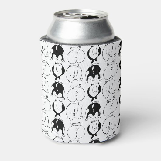 Hamster Butts Pattern Blikjeskoeler (Blikje Achterkant)