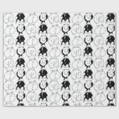 Hamster Butts Pattern Cadeaupapier (Vlak)