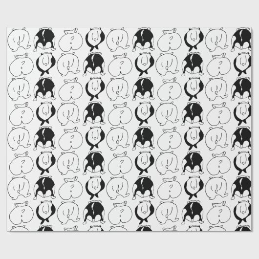 Hamster Butts Pattern Cadeaupapier (Vlak)