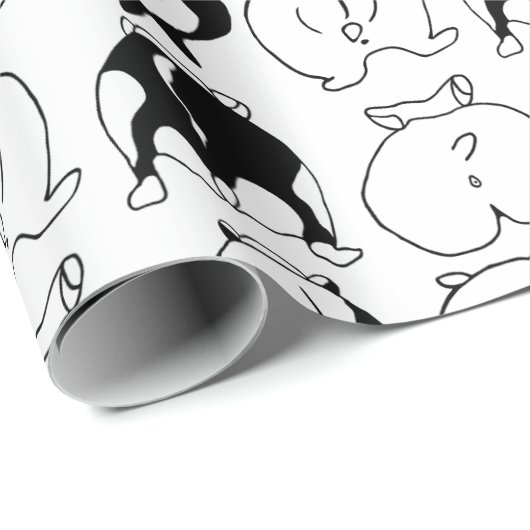 Hamster Butts Pattern Cadeaupapier (Rol Hoek)