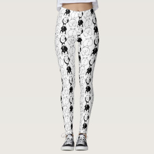 Hamster Butts Pattern Leggings