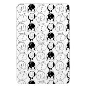 Hamster Butts Pattern Magneet (Verticaal)