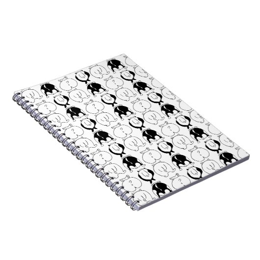 Hamster Butts Pattern Notitieboek (Rechterzijde)