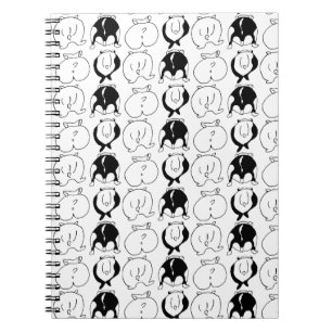 Hamster Butts Pattern Notitieboek