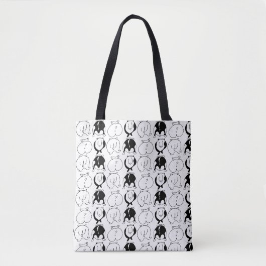 Hamster Butts Pattern Tote Bag (Voorkant)