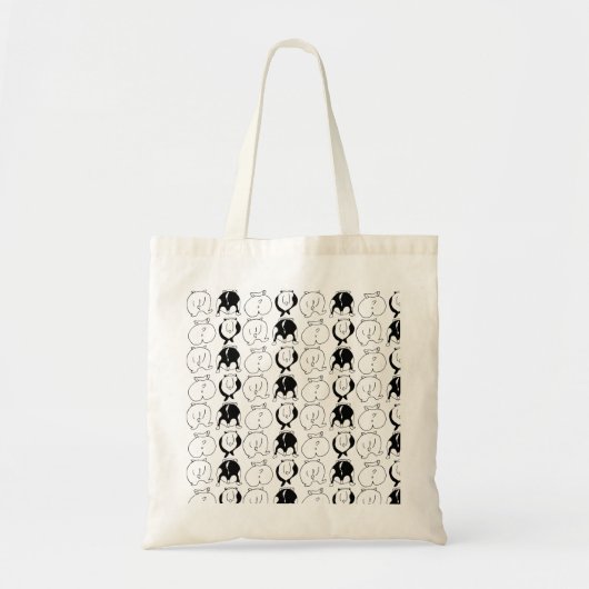 Hamster Butts Pattern Tote Bag (Voorkant)