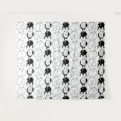 Hamster Butts Pattern Wandkleed (Voorkant (horizontaal))