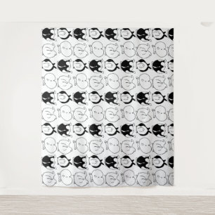 Hamster Butts Pattern Wandkleed