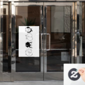 Hamster Butts Raamsticker (Kantoordeur)