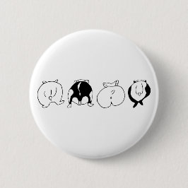 Hamster Butts Ronde Button 5,7 Cm